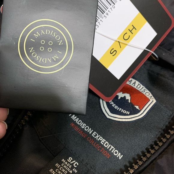 Black Madison Expedition Winter Coat - Picture 3 of 4